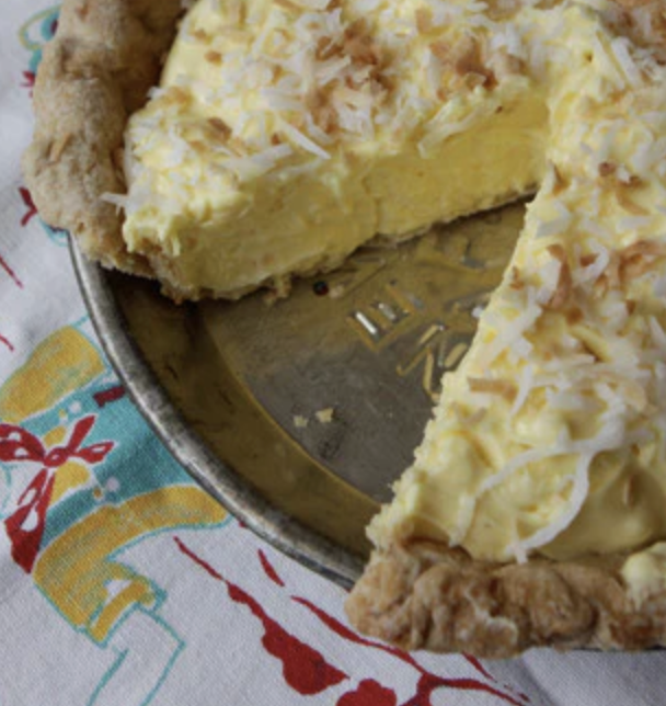 Coconut Cream Pie Slice