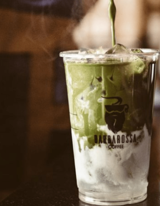 Iced Japanese Matcha Latte