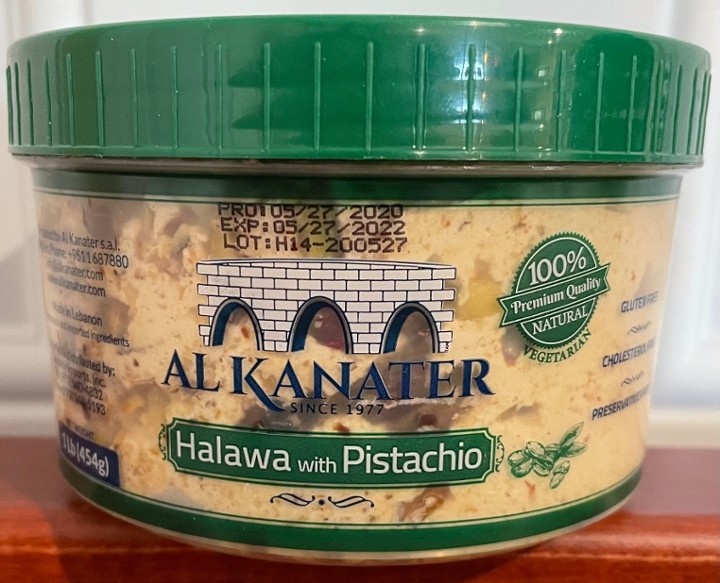 Halawa with Pistachio Sesame Candy