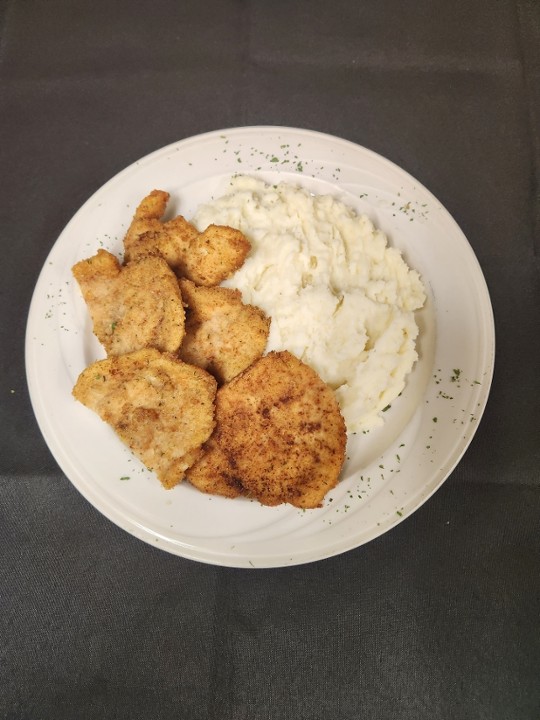 Chicken Cutlet with Mashed Potatoes & Gravy