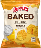 Ruffles BAKED Cheddar & Sour Cream Potato Chip