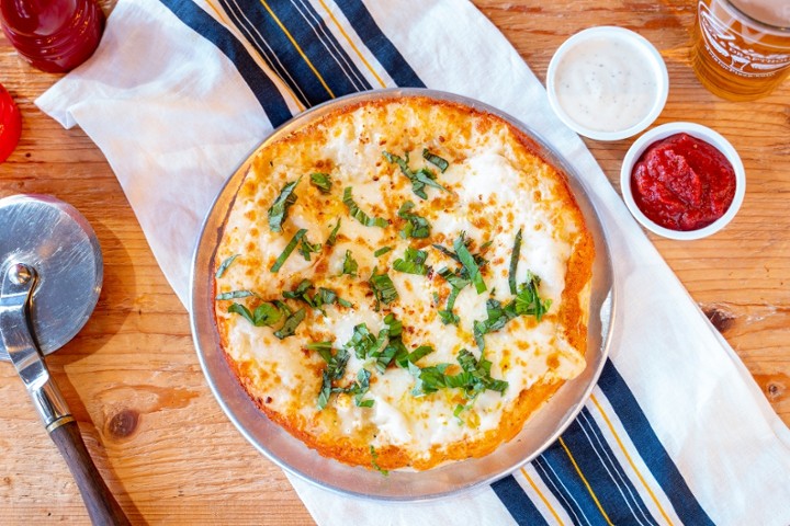 Fresh Mozzarella, Goat Cheese & Basil Focaccia Sticks