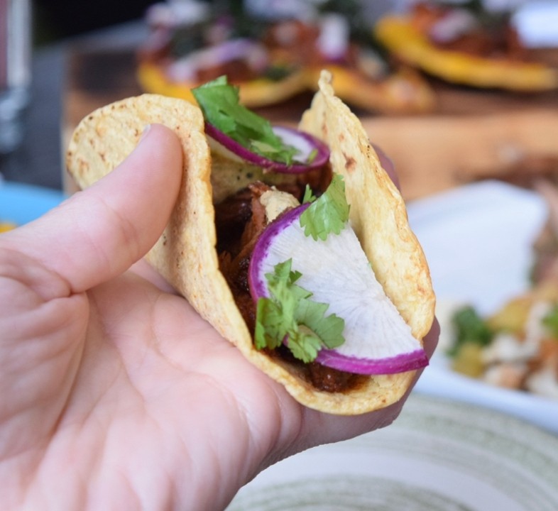 BEEF BARBACOA TACO