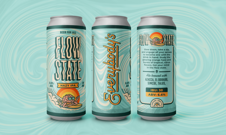 4-Pack 16oz. Flow State Hazy IPA