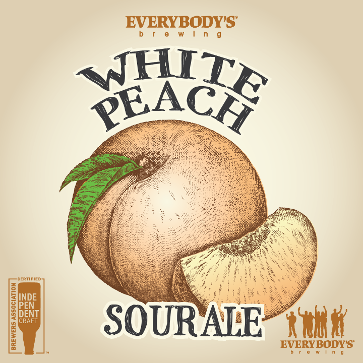 6-Pack 12oz. White Peach Sour Ale