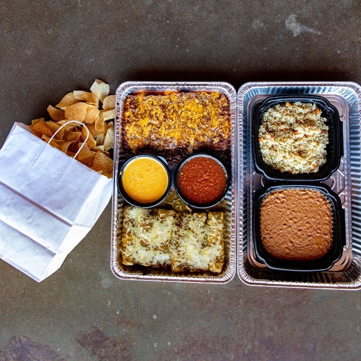 Roja Family Enchilada Meal for 4