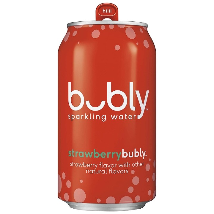 Bubly Strawberry Mineral Water