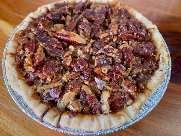  Smoaked Pecan Bourbon Chocolate Pie Slice