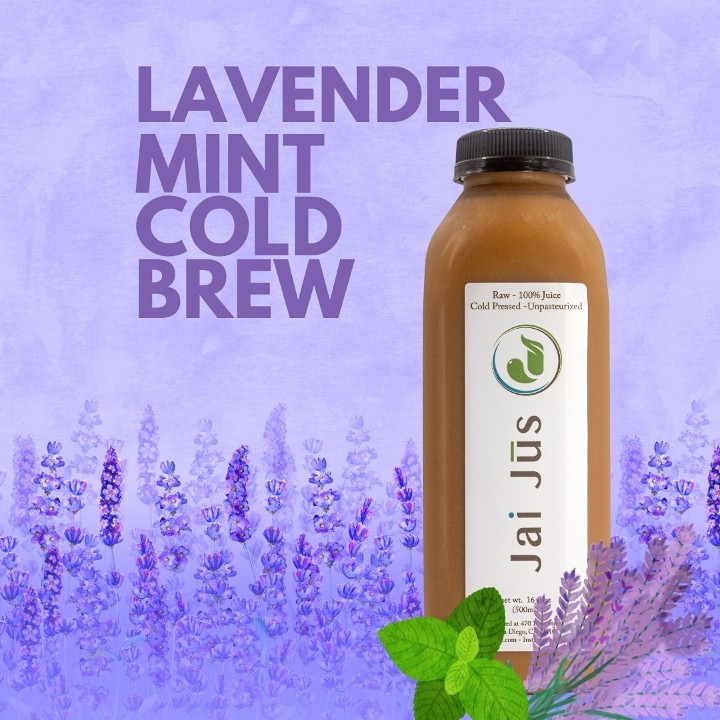Lavender Mint Cold Brew Latte