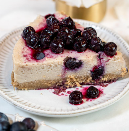 Blueberry Cheesecake Slice