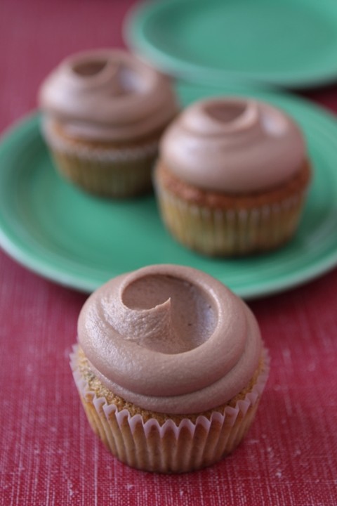 Banana w/Nutella Cupcake