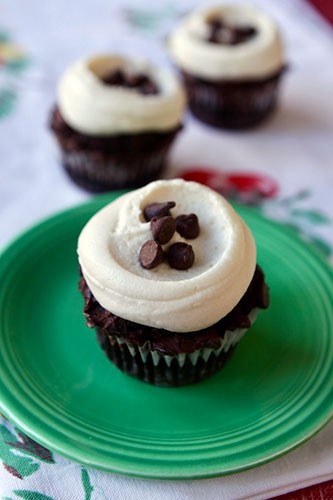 Gluten-Free VEGAN Choco Chip Cupcake