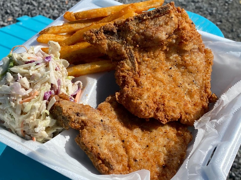 Page's Okra Grill Nexton Food Truck Seafood Platter