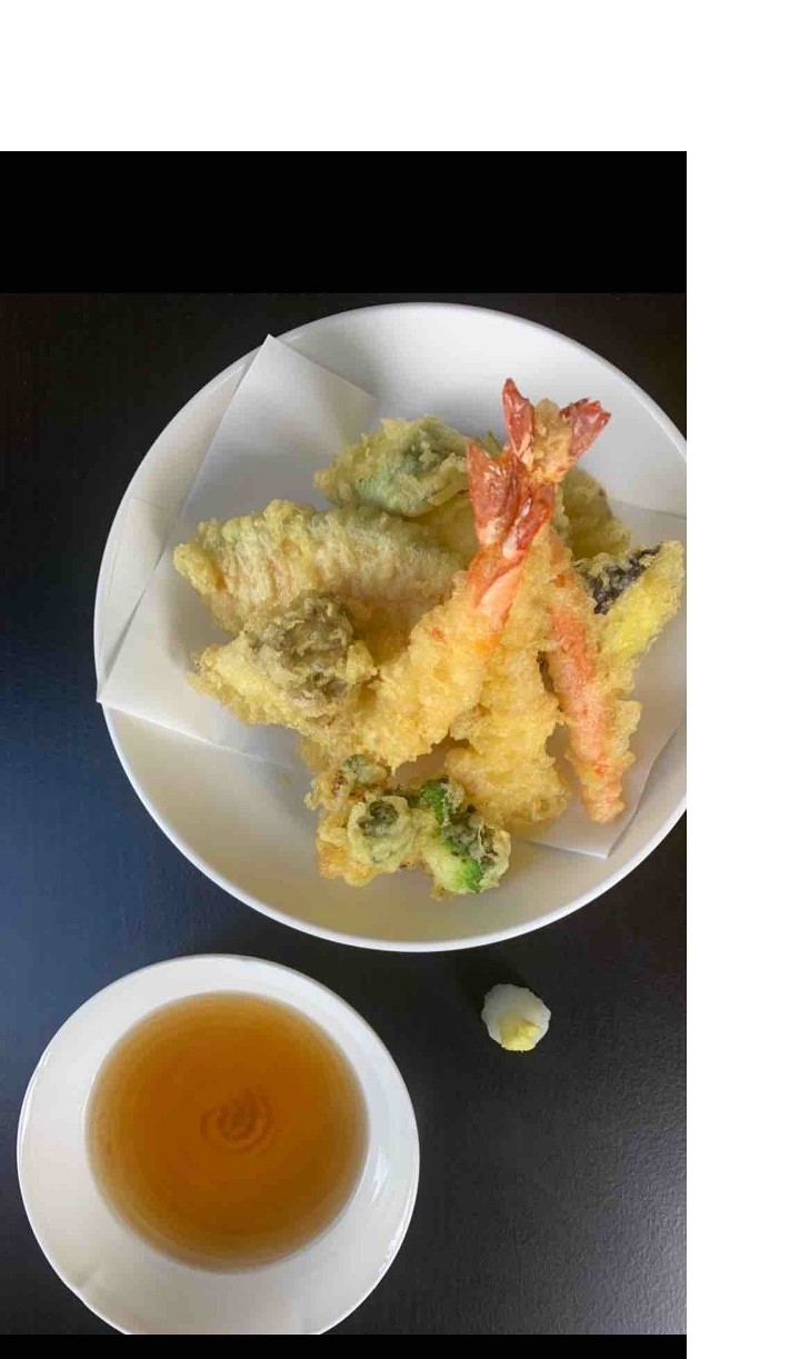 Vegetables tempura with Shrimp Appt
