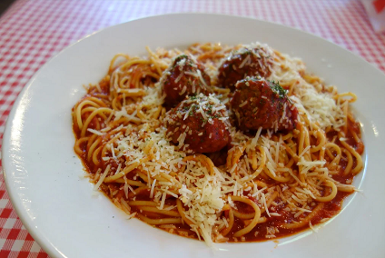 Large Spaghetti w/ Meatballs
