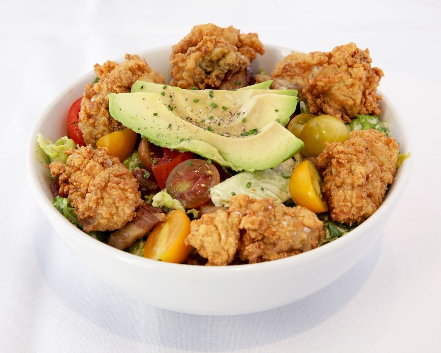 Fried Oyster & Bacon Salad