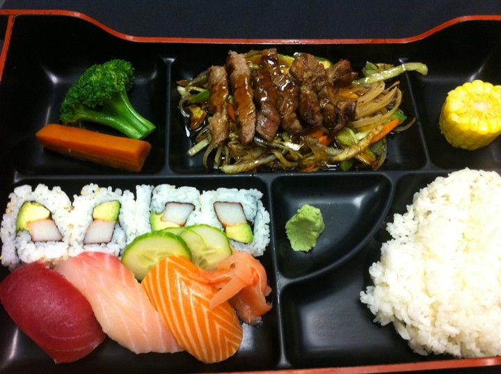 Sushi & Beef Teriyaki Combo