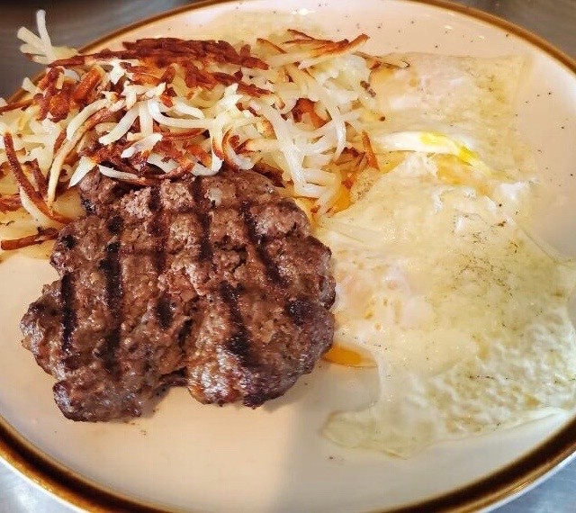 Chopped Steak and Eggs