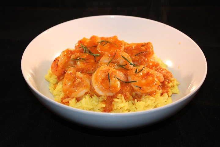 Spiced Shrimp with Coconut Rice