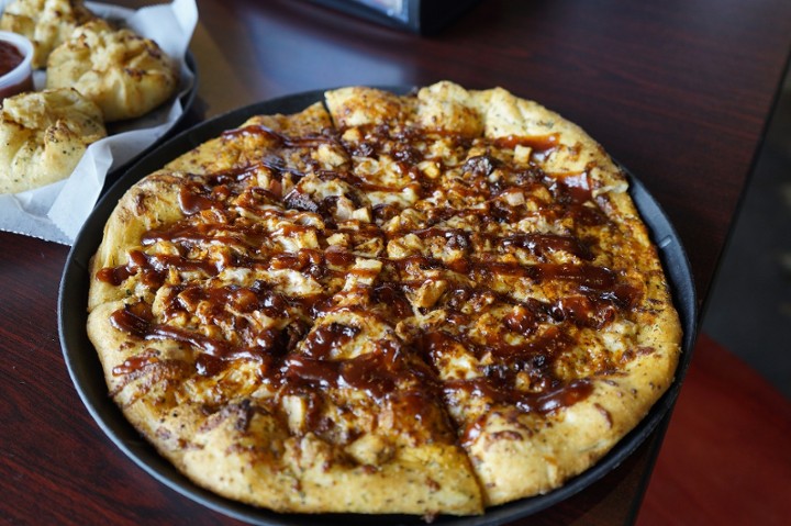 BBQ Chicken Pizza - Med.