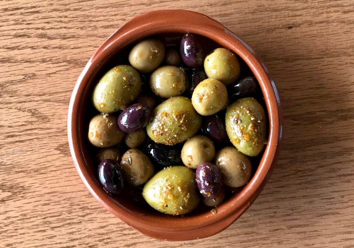 HOUSE MARINATED OLIVES