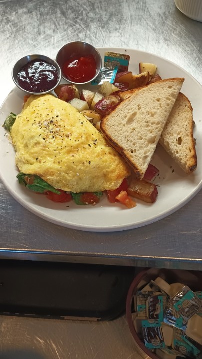 Cured Salmon Omelette