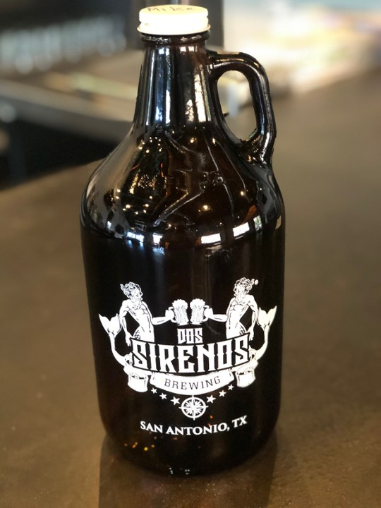 Dos Sirenos Brewing 64oz Growler