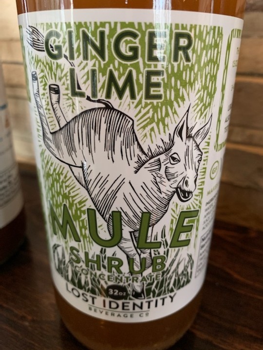 750ml Lost Identity Ginger Lime Mule Shrub