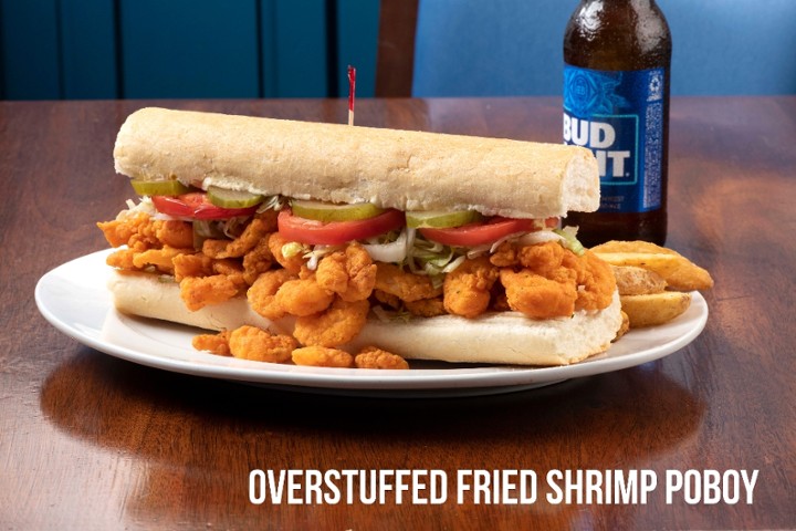 10" Overstuffed Fried Shrimp Poboy