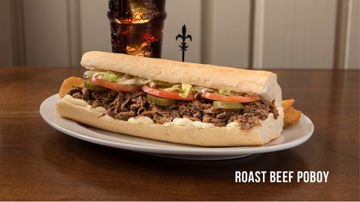 Sloppy Roast Beef Poboy