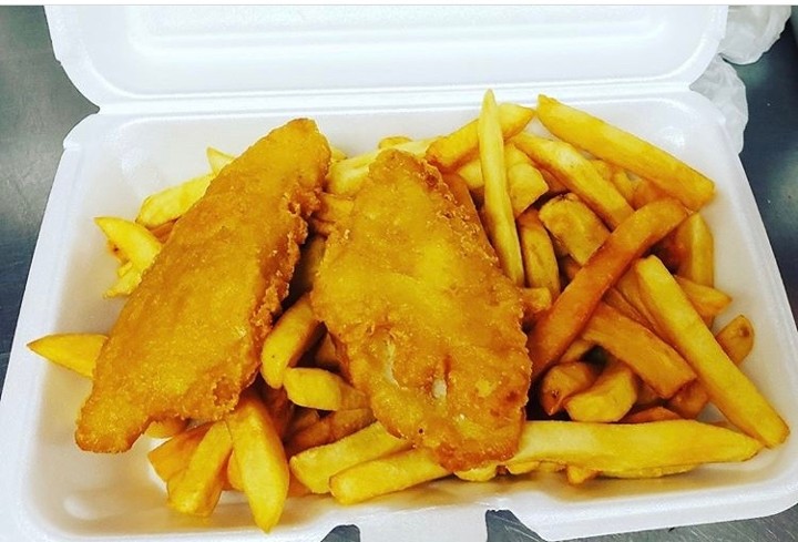 Kids Chicken Tender Basket (2 pc & Sm Fries)