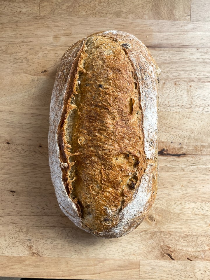Olive & Za'atar Sourdough Loaf