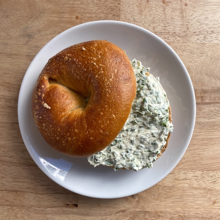 Bagel with Chive Cream Cheese