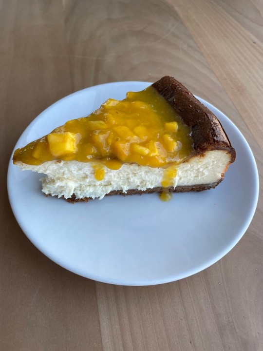 Mango Cheesecake Slice