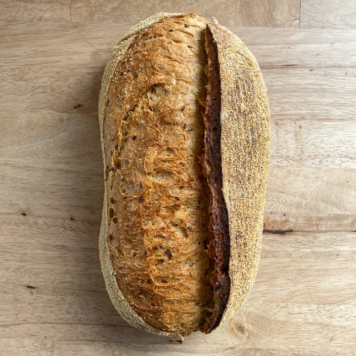 Jewish Rye Sourdough Loaf