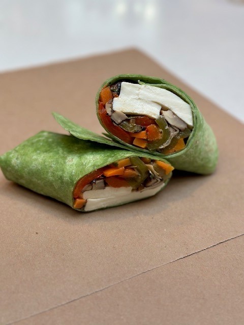 Vegetarian Spinach Wrap