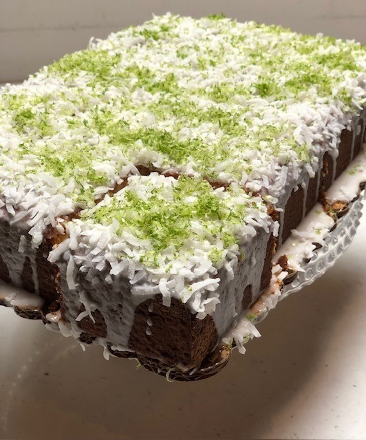Cake Slice of the Day - Coconut Lime