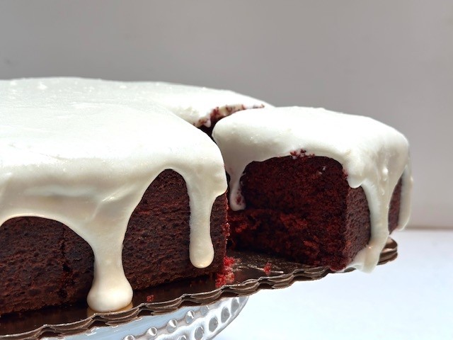 Cake Slice of the Day- Red Velvet Cake with Cream Cheese Frosting