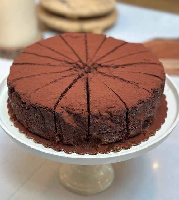 Cake Slice of the Day - Flourless Chocolate Cake (GF)