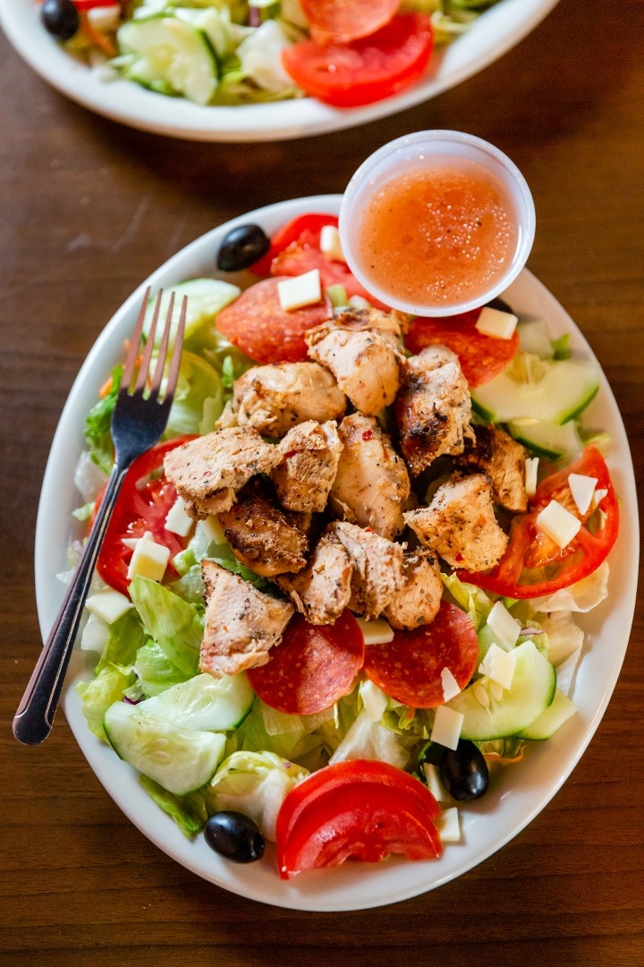 Chicken Spiedi Salad