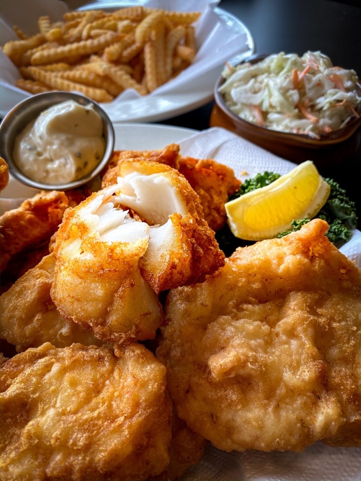 Wallace Lake Supper Club Beer Battered Cod Fish Fry