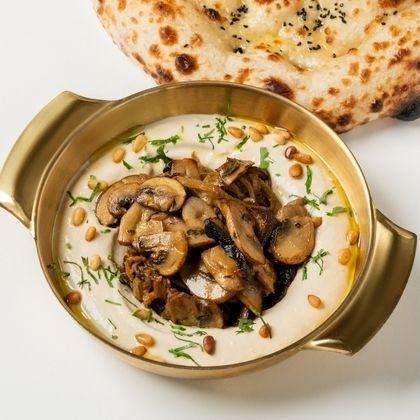 Hummus Mushroom