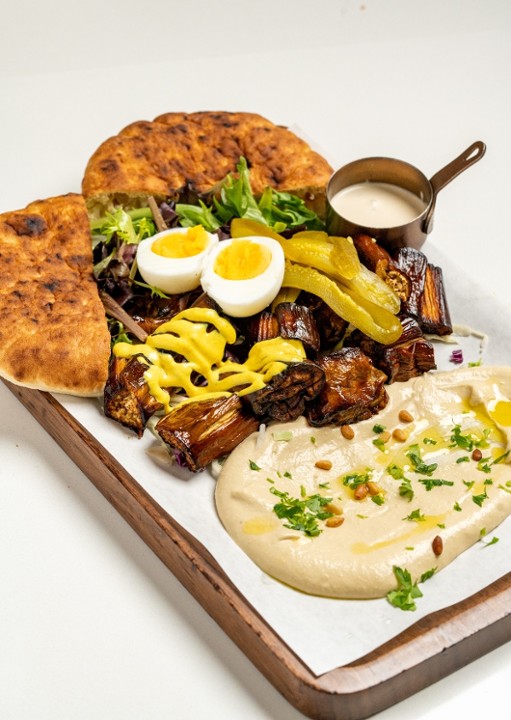 Sabich Eggplant & Egg Plate