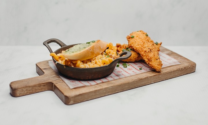 Chorizo Mac & Tenders