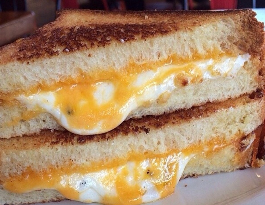 Grilled Cheese Sandwich with Fries