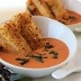 Tomato Soup with Basil & Cream