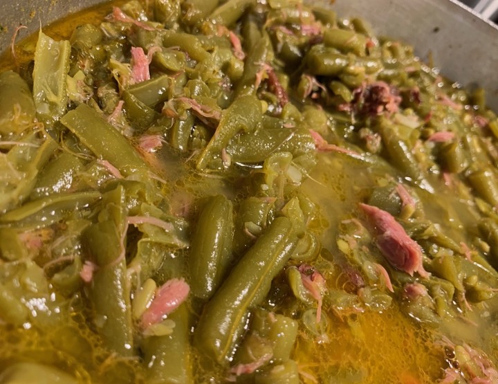 Green Beans (with Turkey)