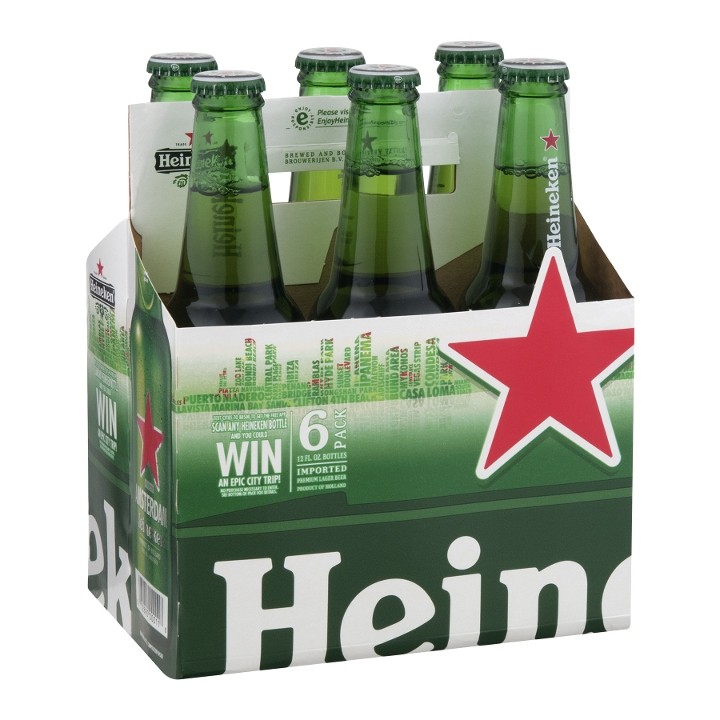 Heineken 6pk 12oz btl