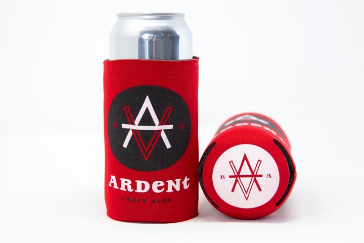 Red 16oz can koozie