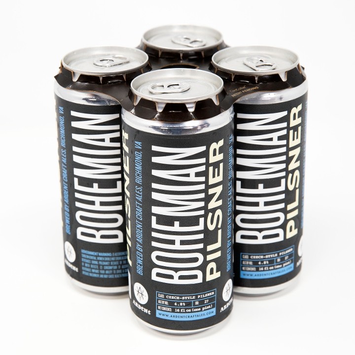 Bohemian Pilsner 16oz 4-pack